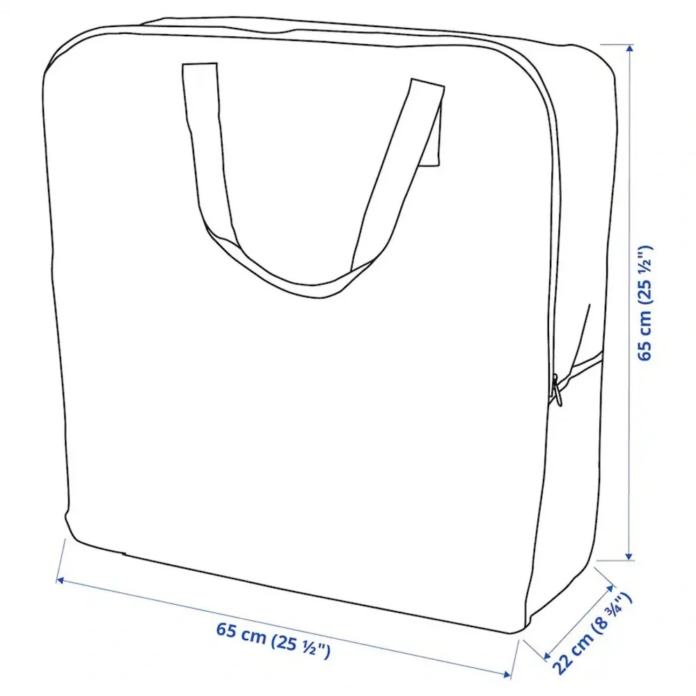 4 IKEA DIMPA Clear Storage Bag Set